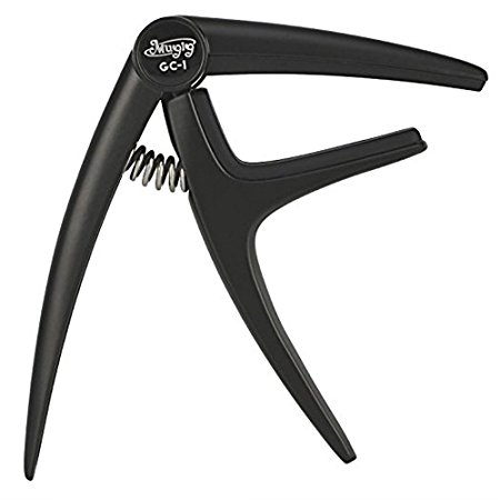 Mugig Guitar Capo, Aluminium Alloy Spring Capo for Acoustic and Electric Guitar with Trigger Style & Lightweight (Black)