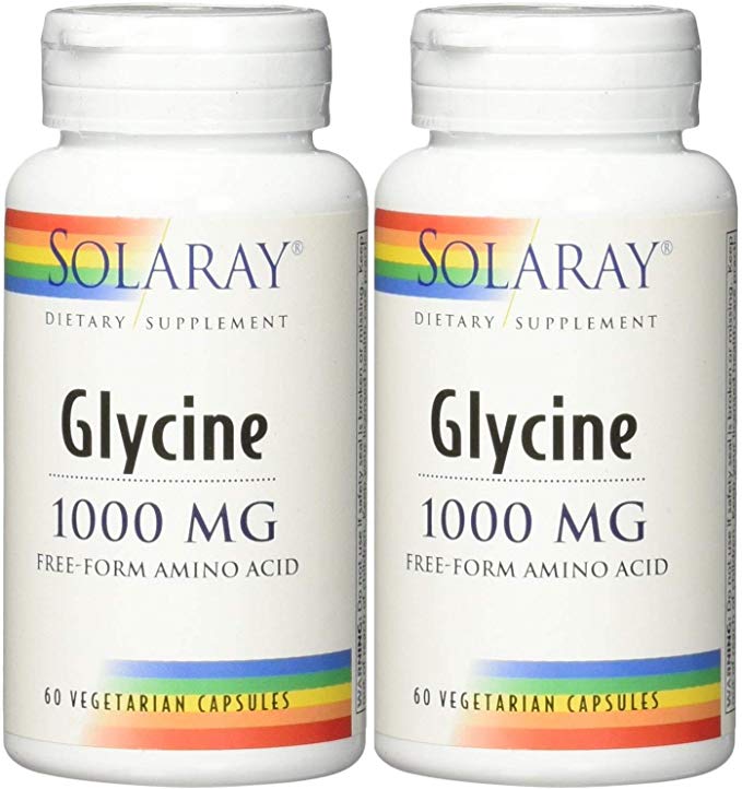 Glycine Free Form 1,000 mg Solaray 60 VCaps