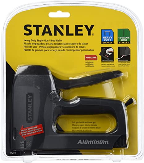 STANLEY SharpShooter Plus Nail Gun, Heavy Duty, Gray/Black (TR250)