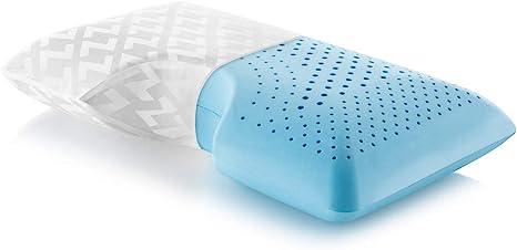 Z Shoulder Zoned Dough Memory Foam Pillow - Gel Infused - Premium Tencel Cover - 5 Year Warranty - Mid Loft - King