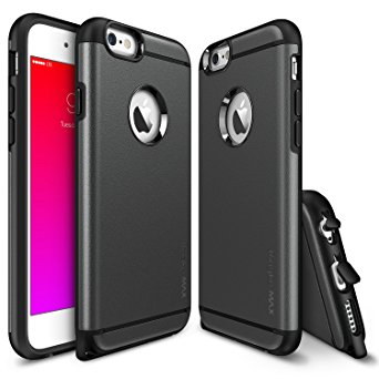 iPhone 6 / 6S Case - Ringke MAX [Free HD Film / Heavy Duty Wear & Tear Resistant][GUNMETAL] Dual Layer Strength Resistant Stylish Armor Max Protective Hard Case for Apple iPhone 6S (2015) / 6 (2014)