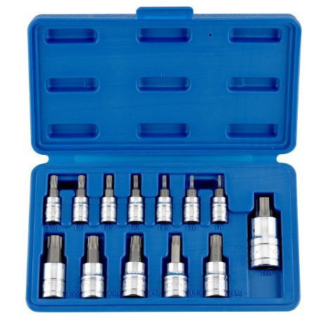 Neiko 10071A 13-Piece Torx Bit Cr-V T-Socket Set