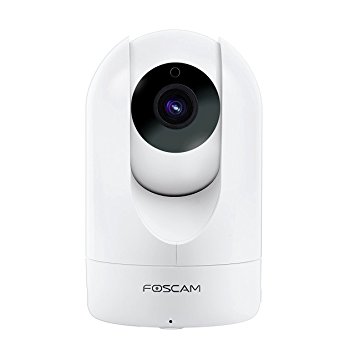 Foscam R2 1080P HD Wireless Security Camera (CCTV 1920TVL / IP Camera 2MP) – WiFi Home Security Camera System with iOS/Android App, Pan, Tilt, Zoom, 2-Way Audio, Motion Alerts, and More (White)