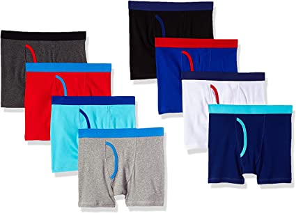 Amazon Essentials Big Boys' 8-Pack Boxer Brief