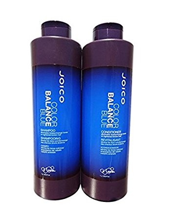 Joico Color Balance Blue Shampoo & Conditioner 33.8 oz Liter Duo