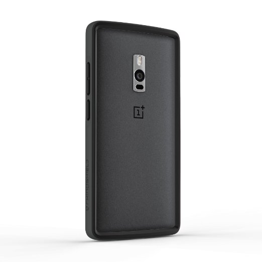 OnePlus 2 Case [Black] RhinoShield CrashGuard Bumper [11 Ft Drop Tested] NO BULK [EggDrop Technology] The Only Thin & Lightweight Yet Protective Bumper Case for OnePlus 2