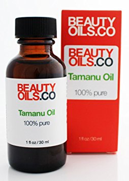 Tamanu Oil 100% Pure Virgin Unrefined Cold Pressed (1 fl oz) Treatment for Eczema, Psoriasis, Fungus, Acne and Skin Allergies