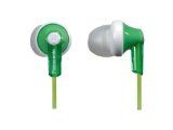 Panasonic In-Ear Lightweight Water-Resistant Active Sport Stereo Headphones Green