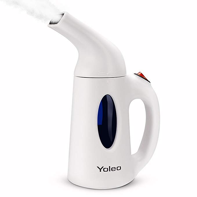 YOLEO Clothes Steamer Hand Held Clothes Steamer 130ML Capacity 700 Watt Portable Garment Steamer hand held steamer Travel Steamer for Home & Travel[90 Days Money Back Guarantee]