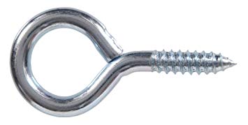 The Hillman Group 320087 .080 x 13/16" Zinc-Plated Small Screw Eye 100-Pack