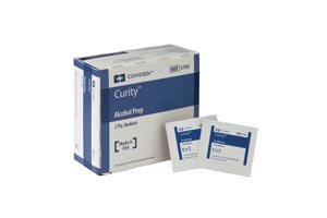 Curity Alcohol Prep Pad, 2-Ply, Medium (200 count) REPLACED BY 55MWAPM Part No. 5750 Qty 200 Per Box