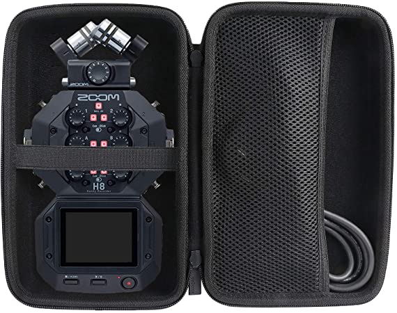 co2CREA Hard Travel Case Compatible with Zoom H8 Handy Recorder (Case Only, Not include recorder)