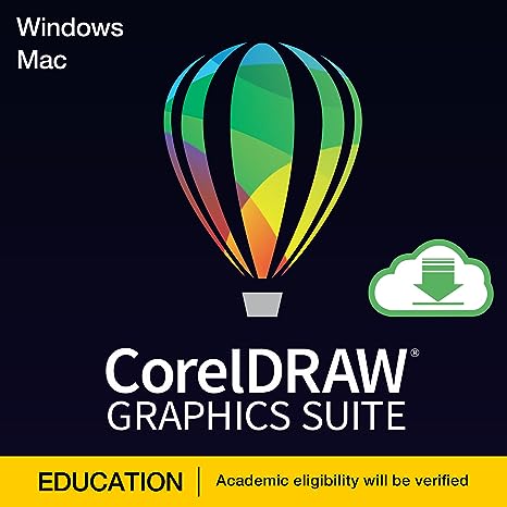 CorelDRAW Graphics Suite 2023 | Education Edition | Graphic Design Software for Professionals | Vector Illustration, Layout, and Image Editing [PC/Mac Download]