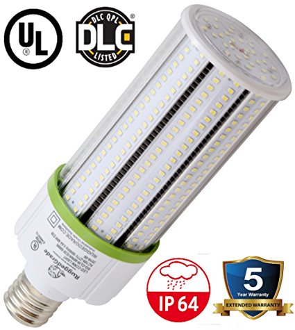 60 Watt E39 LED Bulb - 7,200 Lumens - 3000K / 2700K -Replacement for Metal Halide, HID or CFL - High Efficiency 130 Lumen/ watt - 360 Degree Lighting - LED Corn Light Bulb