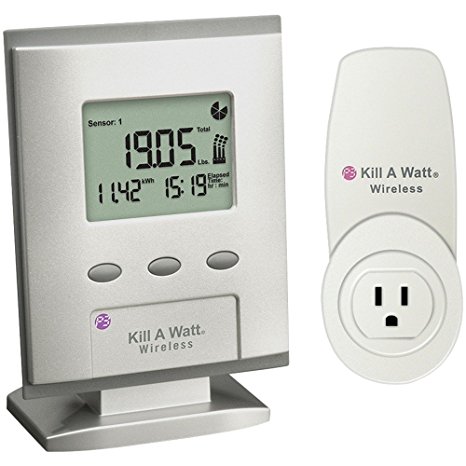 Kill-A-Watt Wireless Monitor with Carbon Footprint Meter
