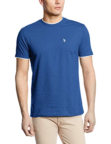 U.S. Polo Assn. Men's Double Ringer Crew Neck T-Shirt