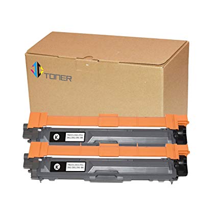 JC Toner Compatible Toner Cartridge Replacement for TN221 TN225 use with Brother HL-3170CDW HL-3140CW HL-3150CDW HL-3180CDW MFC-9130CW MFC-9340CDW DCP-9020CDW MFC-9330CDW MFC-9140CDN (Black, 2-Pack)