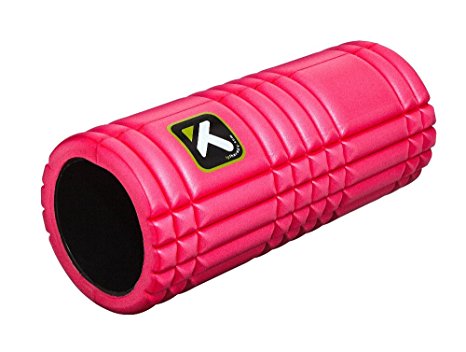 TriggerPoint GRID Foam Roller with Free Online Instructional Videos, Original (13-inch), Pink