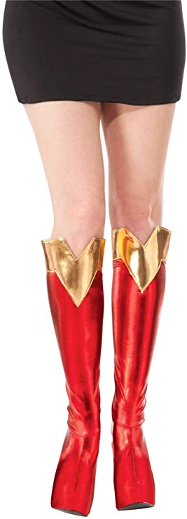 Rubie's Costume Co Women's Dc Superheroes Supergirl Boot Tops