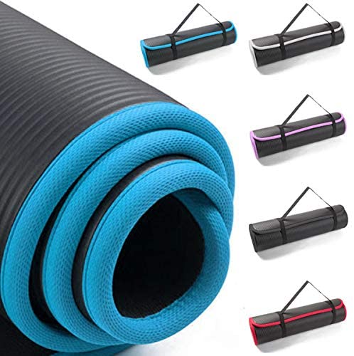 TNP Accessories Yoga Mat Large Thick Pilates Exercise Gym Floor Non Slip Camping NBR Mats Outdoor Sleeping Non Slip Crash Mat