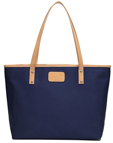 CharmLeaks Womens Nylon Oxford Tote Shoulder Bag Large Designer Shopper Bags