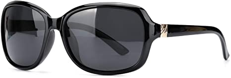 SIPHEW Oversized Polarized Sunglasses for Women, Classic Design Eyewear with 100% UV Protection Sun Glasses