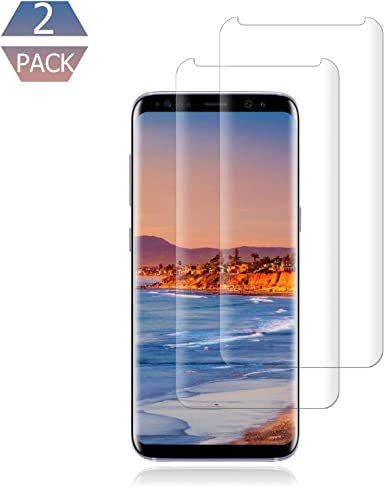 [2 Pack] Galaxy S9 Plus Screen Protector 9H Hardness/Anti-Scratch/Anti-fingerprint/3D Curved/High Definition/Ultra Clear Tempered BBInfinite Glass Screen Protector Compatible Samsung Galaxy S9 Plus