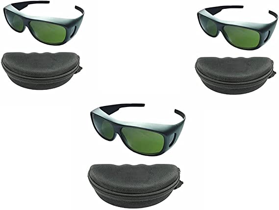 3pcs 200nm-2000nm IPL Laser Protection Goggles Safety Glasses OD5  CE UV400.