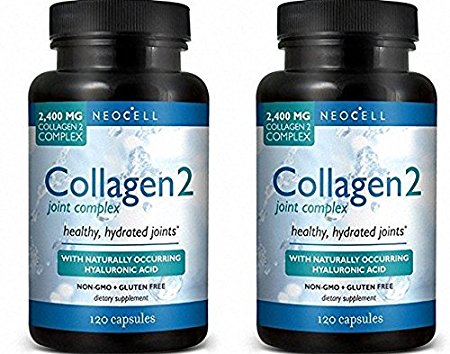 Neocell Collagen Type 2 Immucell Complete Joint Support Capsules, 2400 Mg, 120 Caps (Pack of 2)