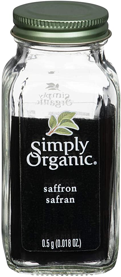 SIMPLY ORGANIC Saffron, 0.5g
