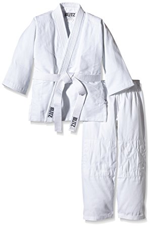 Blitz Poly Cotton Lightweight Judo Suit - White, 2/150 cm