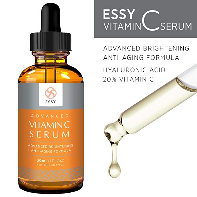 AsaVea Essyvc Advanced Vitamin C Serum with Natural Antioxidant for Fine Lines and Wrinkles Firm and Youthful Formula