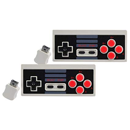 Wireless Controller for Nintendo NES Classic Mini Edition Console (2-Pack)