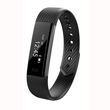 HARRYSTORE Smart Bluetooth Bracelet Heart rate Pedometer Fitness Tracker for Android IOS