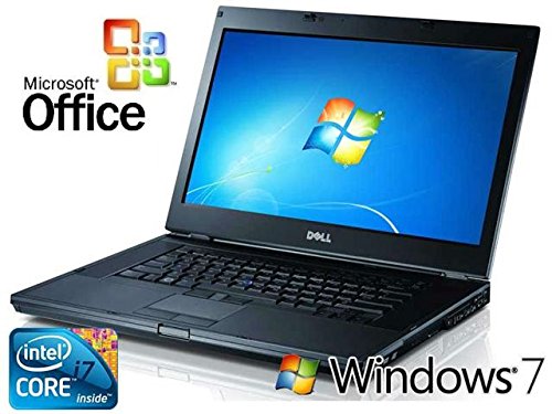 Refurbished Dell Latitude E6510 15.6" Laptop Notebook Windows 7 Pro Core i7-620M 2.66GHz/ 8GB RAM /SOLID STATE 120GB SSD HD DVD-RW  MS OFFICE