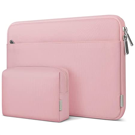 Inateck 13 Inch Laptop Case Sleeve Compatible with MacBook Pro 13 inch 2016-2020, MacBook Air 13 Inch 2020/2019/2018, MacBook Air M1/MacBook Pro M1 2020, Surface Pro 7/6/X/5/4/3, iPad Pro 12.9 - Pink