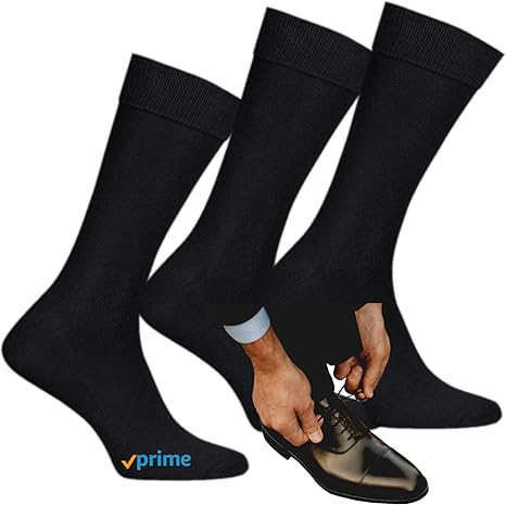 Kensington® Mens Cotton Socks Multipack UK 6-11 3, 6 and 12 pairs Black Stripes Multicoloured Argyle Breathable Soft Smart Designer Socks Heel & Toe Eco-Friendly London Suit Sock for Work
