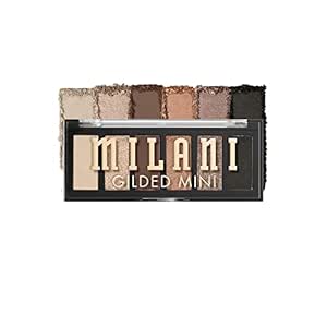 Milani Gilded Mini Eyeshadow Palette with 6 Matte & Shimmer Hues - Call Me Old-Fashioned