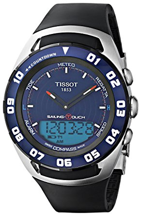 Tissot Sailing-Touch Mens Blue Face Multi-function Watch T056.420.27.041.00