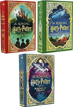 Harry Potter Minalima Illustrated Editions Set (3 Books)