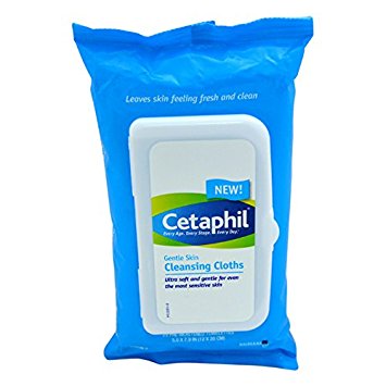 Cetaphil Gentle Skin Cleansing Cloths 25 ea (Pack of 3)