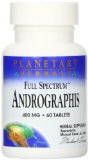 Planetary Herbals Full Spectrum Andrographis Tablets 60 Count
