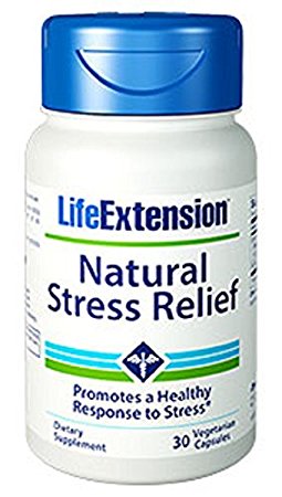 Life Extension Natural Stress Relief (30 Vegetarian Capsules)