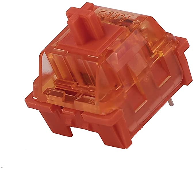 EPOMAKER AKKO CS Radiant Red Linear Switch, 53gf, 3 Pin Switch, 45 Pieces (AKKO Radiant Red)