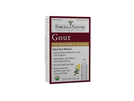 Forces of Nature | Gout Pain Management | Certified Organic | FDA-registered | Pharmaceutical Strength | 4ml (Pack of 1)