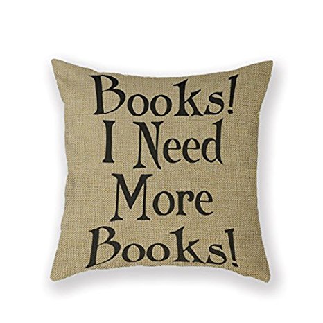 Customized Standard New Arrival Pillowcase Book Club Reading Group Reading Book Group Throw Pillow 18 X 18 Square Cotton Linen Pillowcase Cover Cushion