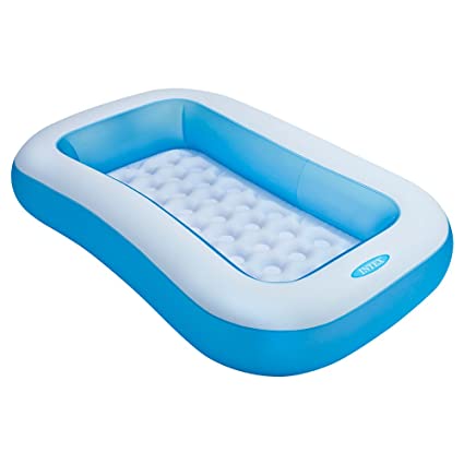 Intex Inflatable Rectangular Pool, Multi Color