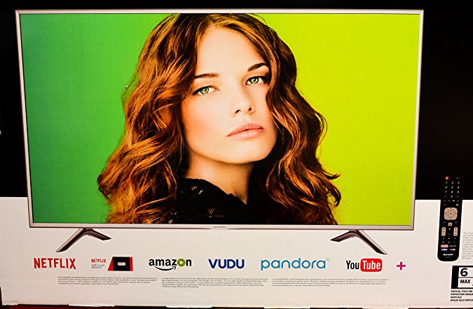 Sharp 55" Class 4K (2160P) Smart LED TV (LC-55P6000U)