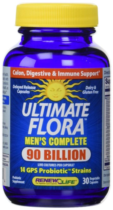 Renew Life Ultimate Flora Men's Complete Diet Supplement, 30 Count