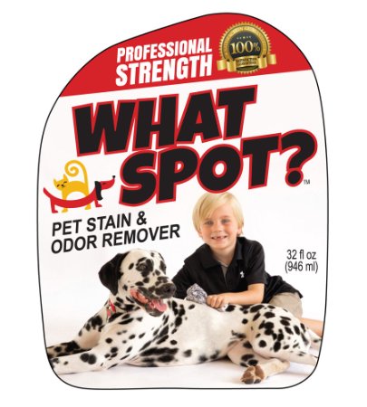 BEST Pet Stain Remover, Odor Remover, Multi-Purpose Carpet Stain Remover, Neutralizer Spray, Safe for All Surfaces, Beats All Leading Brands, By What Spot?
